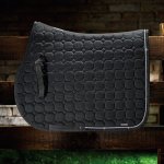 Equiline Podsedlová dečka Diamant Rio s kamínky modrá – Sleviste.cz