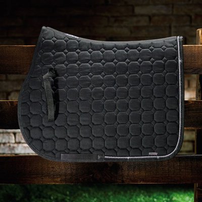 Equiline Podsedlová dečka Diamant Rio s kamínky modrá – Sleviste.cz