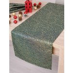 MKLuzkoviny.cz Vánoční běhoun Štědrovečerní zeleň 40 x 180 cm – Sleviste.cz