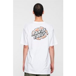 Santa Cruz Warp Broken Dot T-Shirt White WHITE