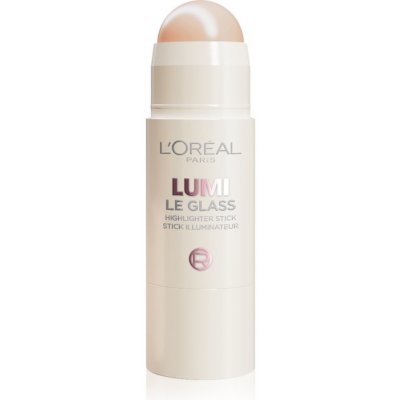 L'Oréal Paris Lumi Le Glass Highlighter Stick rozjasňovač v tyčince s vysokým leskem610 Glassy Pearl Eclat 7 g – Zboží Dáma