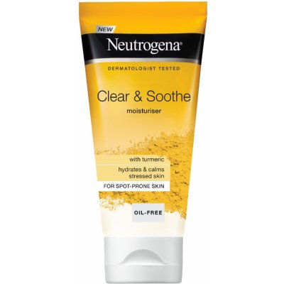Neutrogena Clear & Soothe krém na tvár s kurkumou 75 ml