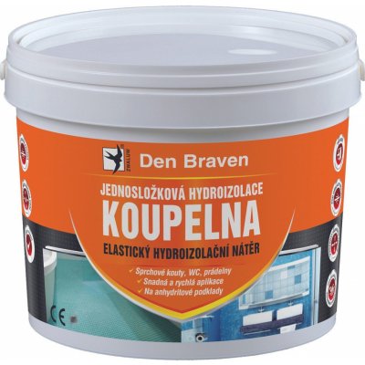 Den Braven Hydroizolační nátěr do koupelen, 2,5 kg, medově hnědý CH0289 – Zbozi.Blesk.cz