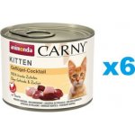 Carny Kitten drůbeží koktejl 6 x 200 g – Zboží Mobilmania