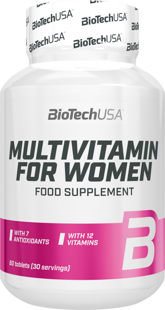BioTech USA Multivitamin for women 60 tablet od 263 Kč - Heureka.cz