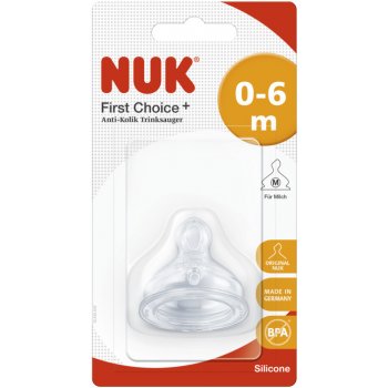 Nuk dudlík FC transparentní SI, L, V2 6-18m