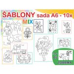 Radost v písku Sada šablon 11x A6 mix – Zboží Dáma