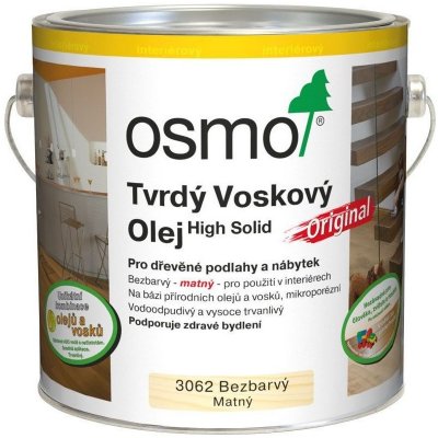 Osmo 3062 Tvrdý voskový olej Original 25 l Bezbarvý matný – Hledejceny.cz