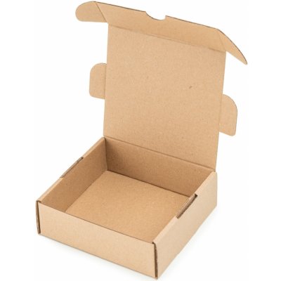 Eobaly.cz minikrabice/krabička 122 x 122 x 40 3VVL hnědá - 50 ks – Zboží Živě