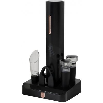 Berlingerhaus Dárková sada na otevírání vína 6 v 1, Black Rose collection – Hledejceny.cz