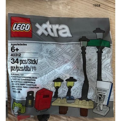 LEGO® Xtra 40312 Doplňkové dílky Pouliční lampy