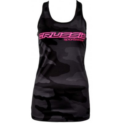 Crussis CRUSSIS tmavá camo růžová fluo – Zboží Mobilmania
