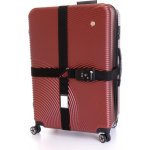 T-Class křížový popruh na kufr s TSA zámkem černá – Zboží Mobilmania