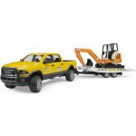 Bruder 2546 RAM Rental Service s bagrem – Sleviste.cz