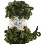 Alize Puffy 620 tmavě olivová – Zboží Dáma
