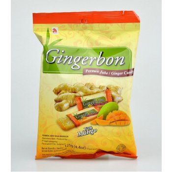 GINGERBON ZÁZVOROVÉ BONBONY S MANGEM 125 g