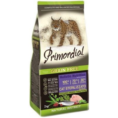Primordial Pet Food Pet Food PGF Cat Neutered Turkey&Herring 2 kg
