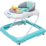 BABY MIX Dětské chodítko s volantem a silikonovými kolečky mátové barvy zelená – Hledejceny.cz
