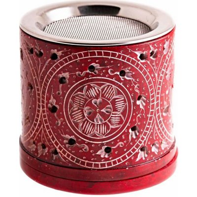 Nefertitis Kadidelnice z mastku Red flowers NF44344 - cca 8,5 x 8 cm – Zbozi.Blesk.cz