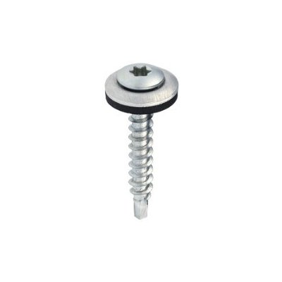 KLIMAS Klempířský šroub 4,8 x 35 mm lakovaný RAL - Torx 20 s EPDM (plech-dřevo) – Hledejceny.cz