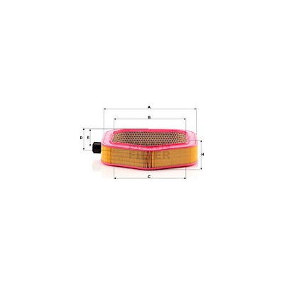 Vzduchový filtr MANN-FILTER C 40 193 – Hledejceny.cz