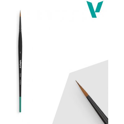 Štětec Vallejo Detail B02001 Round Synthetic Brush No. 1 – Zboží Živě
