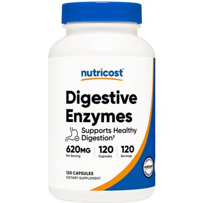 Nutricost Digestive Enzyme Complex 120 kapslí – Hledejceny.cz