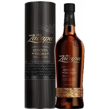 Ron Zacapa Edición Negra 43% 1 l (tuba)