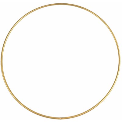 Kovový kruh na lapač snů Ø30 cm Zlatý
