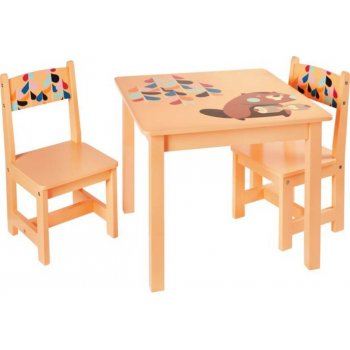 Kuniboo dětský stůl + 2 židličky od 990 Kč - Heureka.cz