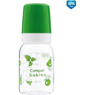 Canpol babies kojenecká láhev s potiskem Ovoce zelená 120 ml – Zbozi.Blesk.cz