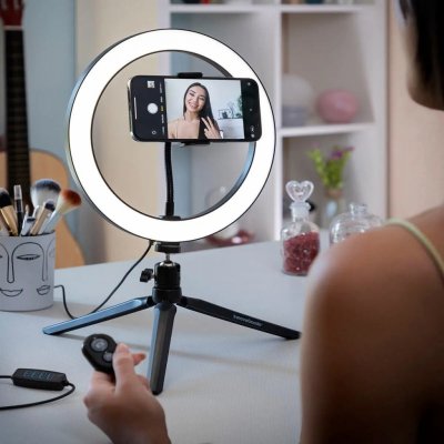 InnovaGoods V0103280 Selfie lampa se stativem a ovladačem Youaro