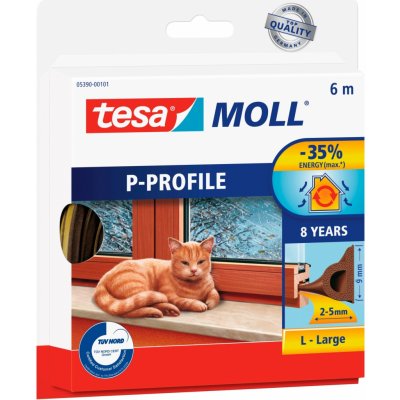 TESA Těsnění "P", 9 x 5,5 mm x 6 m – Hledejceny.cz