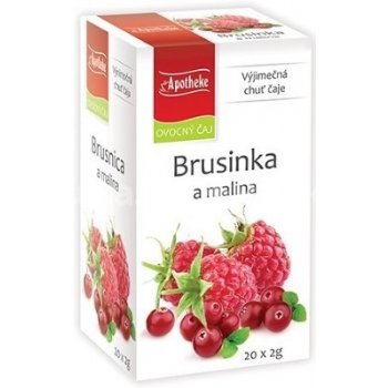 Apotheke Brusinka a malina čaj 20 x 2 g