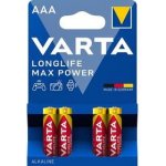 Varta LongLife Max Power AAA 4ks 4703101404 – Hledejceny.cz