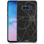 Pouzdro ACOVER Samsung Galaxy S10e G970 s motivem Line Flower I – Zboží Mobilmania