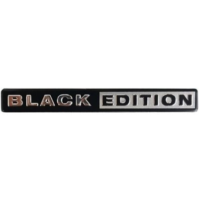 Avisa Hliníkové samolepící 3D logo BLACK EDITION - – Hledejceny.cz