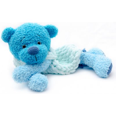Babu Design pyžámkožrout medvídek modrý 60 cm