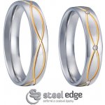 Steel Wedding Snubní prsteny chirurgická ocel SPPL008 – Sleviste.cz