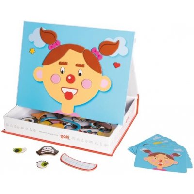Goki Puzzle magnetické Obličeje – Sleviste.cz