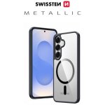 Swissten Clear Jelly MagStick Metallic pro Apple iPhone 12/12 Pro, černá – Zboží Mobilmania