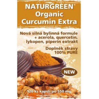 Naturegreen New Curcumin Extra 120 kapsúl – Hledejceny.cz