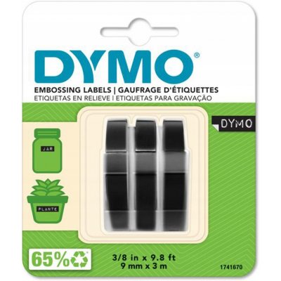 Páska Dymo S0847730 (Bílý tisk/černý podklad) - Originál – Zboží Živě