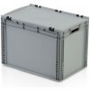 Úložný box TBA Plastová Euro přepravka 600x400x420 mm s víkem