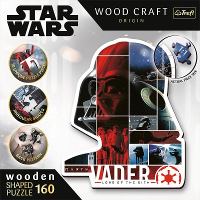 TREFL Wood Craft Origin Star Wars Darth Vade 160 dílků – Hledejceny.cz