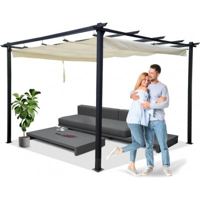 Tomido Zahradní pergola, terasový altán, 3x3x2,4 m SP0835 J-SP0835 – Sleviste.cz
