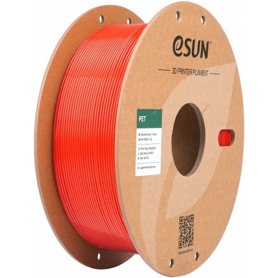 Esun PET jednobarevný červený 1.75 mm 1000 g – Zboží Živě