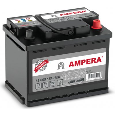 Ampera S3 Starter 12V 60Ah 520A S3 003