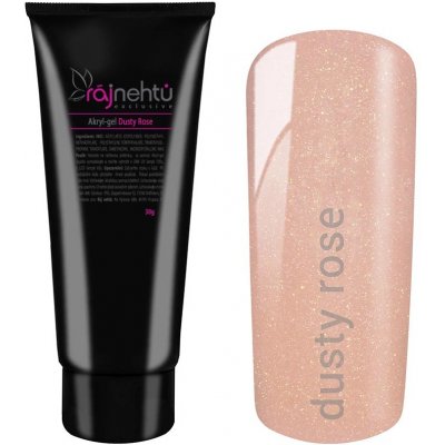 Ráj nehtů Akryl gel v tubě Glimmer Dusty Rose 30 g – Zboží Dáma