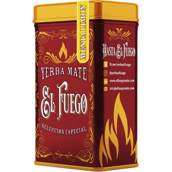 El Fuego Yerbera Plechovka Menta Limon 0,5 kg